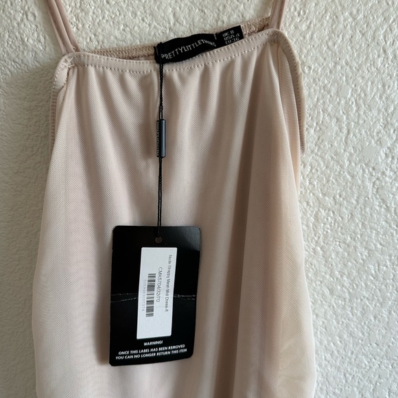 PrettyLittleThing Nude Spaghetti Strap Top - Picture 2 of 4